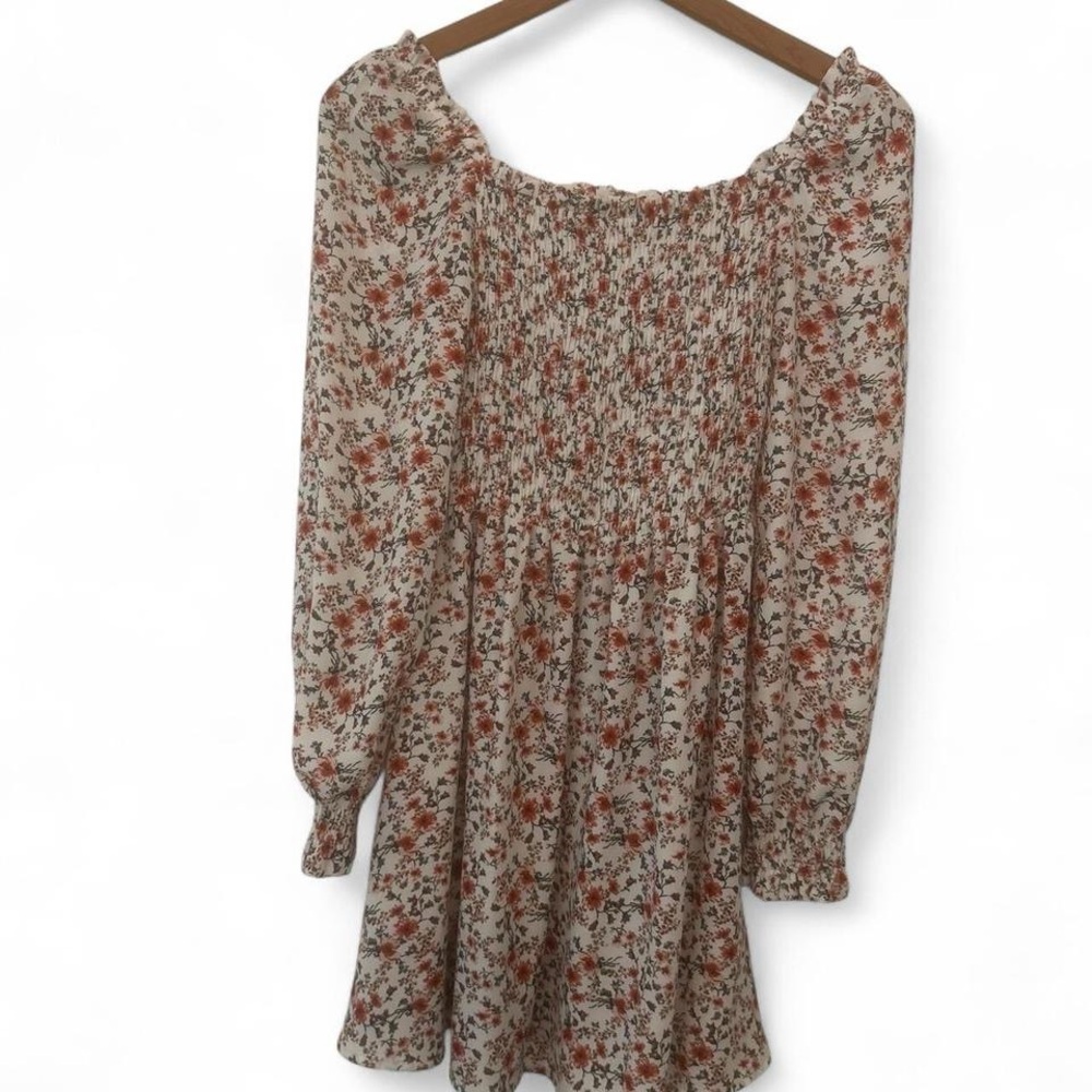 Cottagecore T•I•M•I•N•G Floral Long Skeeve Dress
